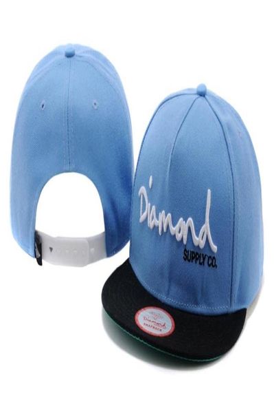 Diamantes ajustáveis ​​de alta qualidade Snapbacks Snapback Caps Hat Hat Baseball Cap Hater Diamond Snapback CA3291330