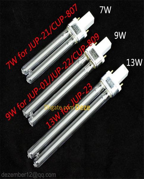 Sunsun 3W 5W 7W 9W 10W 13W Akvaryum Filtresi UV Sterilizatör lambası UV Ampul Işık Tüpü Değiştirme Filtrasyon Aksesuarları4458759