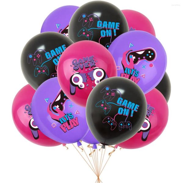 Partydekoration 10pcs Videospiel über Controller Latex Ballon Alles Gute zum Geburtstag Requisiten Gaming Tool Ball Kid Toys Geschenk