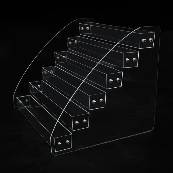 Acrylnagellack Display Organizer 2-3-4-5-6-7 Schicht Maniküre Kosmetik Schmuck Ausstellungshalter Clear Acryl Make-up Box