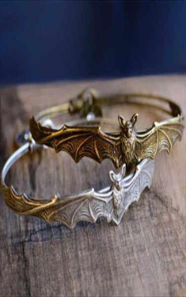 Bracelets de charme Vampire Bat Bracelet Jóias de Jóias Góticas de Halloween8927522