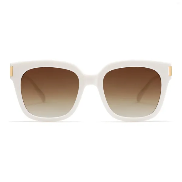 Óculos de sol Quadro quadrado de óculos de sol fino fino homens e mulheres de moda de moda