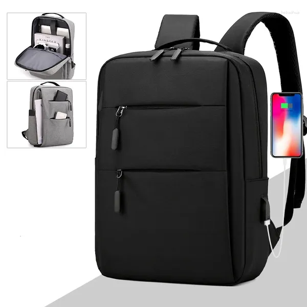 Rucksack Weysfor Here For Waterfic Fashion Multifunktion USB-Ladung Männer 13 15-Zoll-Laptop-Rucksäcke Anti-Diebstahl-Tasche für