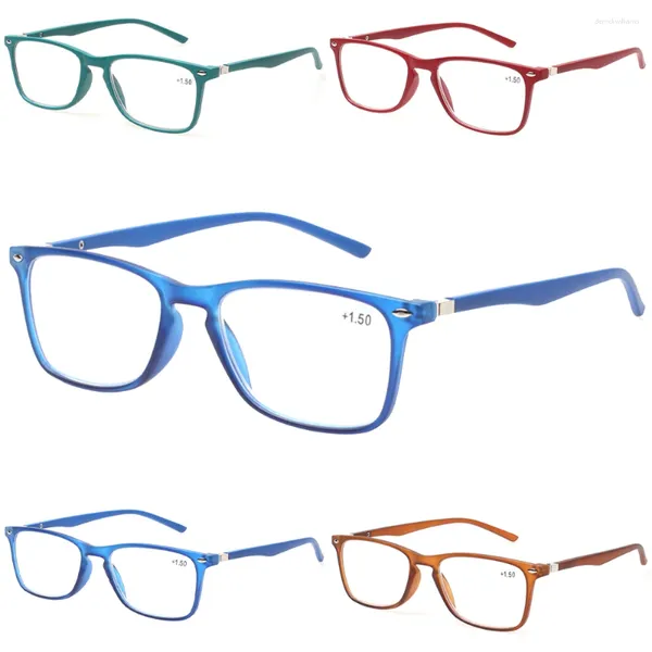 Sonnenbrille Boncamor -Lesebrille für Männer und Frauen Antiblau -Licht hochwertige verschreibungspflichtige Acryl -HD -Linsen 0 1 2 3 4