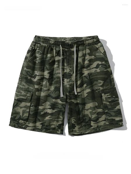 Shorts maschile American Street Camuflage Cargo MARCHE ALLEndy Brand Hip-hop Handsome Casual Sports Personality Pantaloni a cinque punti