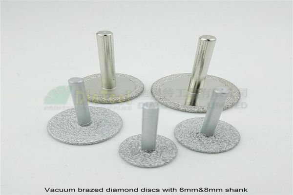 DIATOOL 2PCS DIA 25mm30mm35mm40mm50mm mm de discos de corte de lâmina de serra de diamante de vácuo de vácuo para moer mármore de granito em granito CONC3903755