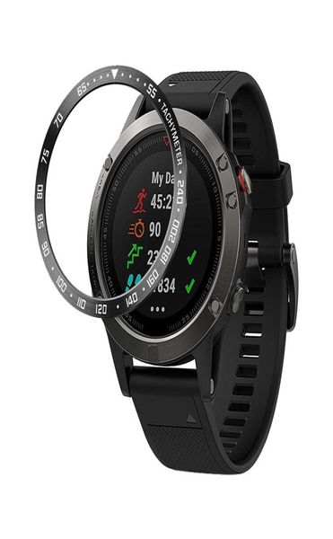 Guarda la copertura adesiva ad anello per Garmin Fenix ​​5fenix 5plus Anti Scratch metal Case Accessori per orologi intelligenti7509111