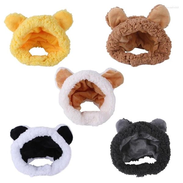 Trajes de gato traje de estimação urso com orelhas de chapéu engraçado festa de cosplay acessórios