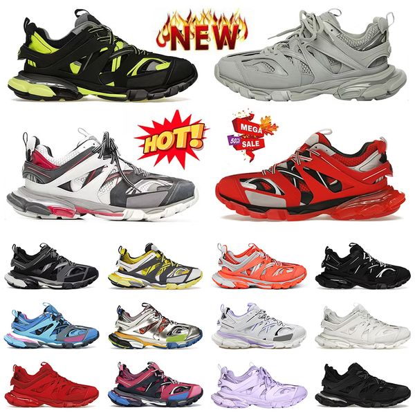 Top Fashion Plate-Forme Tracks 3.0 Mesh Nylon Designer Casualmente Scarpe casual Luxury Og Track Tess S.Gomma Trainer Sole in gomma Solo Bottom Bianco Sneaker sportiva in schiuma rosa nero