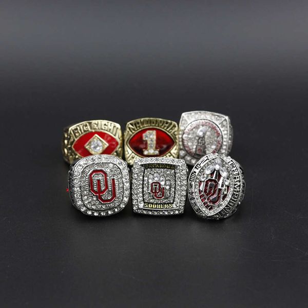 Anéis de banda 6 Oklahoma State University Foot Runner Championship Set Rings OU Rings