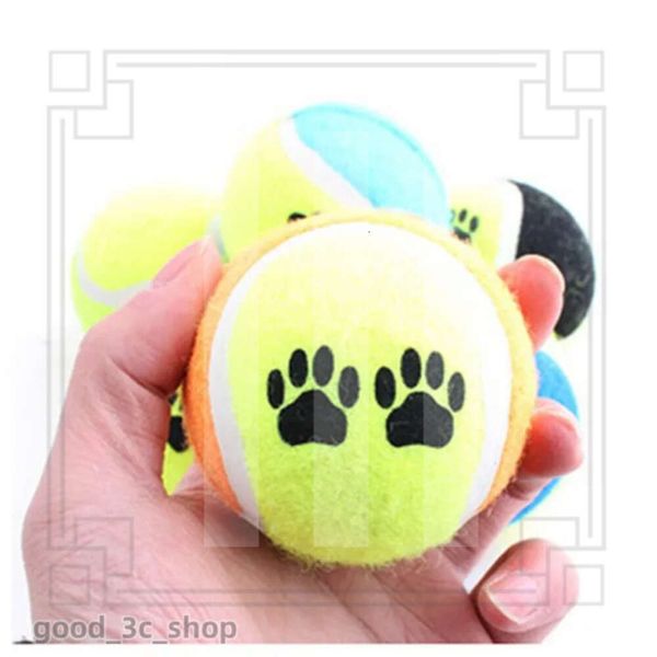 Neuer Designer Haustier Spielzeug Ball Hundespielzeug Tennisbällchen Lauf Fetch Spielen Spielzeug kauen Katzenhundversorgung Großhandel für Hunde Durchmesser 6,5 cm 165