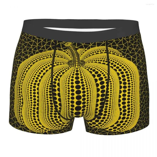 UNDANTANT YENİ YAYOI KUSAMA PUMKIN BOXERS ŞARTLAR PANTIES ERKEKLER NEF NEFRABİLİR Soyut Resim Özeti İç Çamaşır