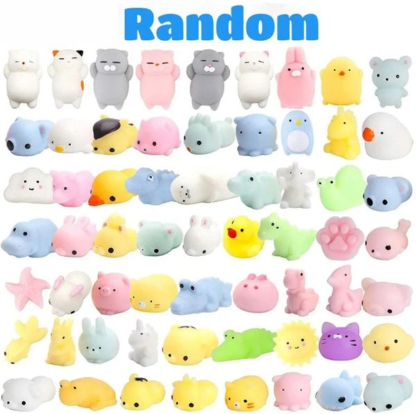 Kawaii Sishies Mochi Slow Rising Anima Squishy Toys for Kids Antistress Ball Squeeze Favors Favors Stress Relief Toys for Gifts Birthday Fidgets Toy 004