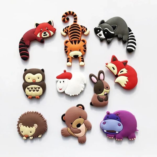 Cartoni animati creativi in ​​PVC Magneti Zoon Zoon Magnetic Toyd Toddler Souvenir Frigorifero Adebito per la casa Sticker 240429