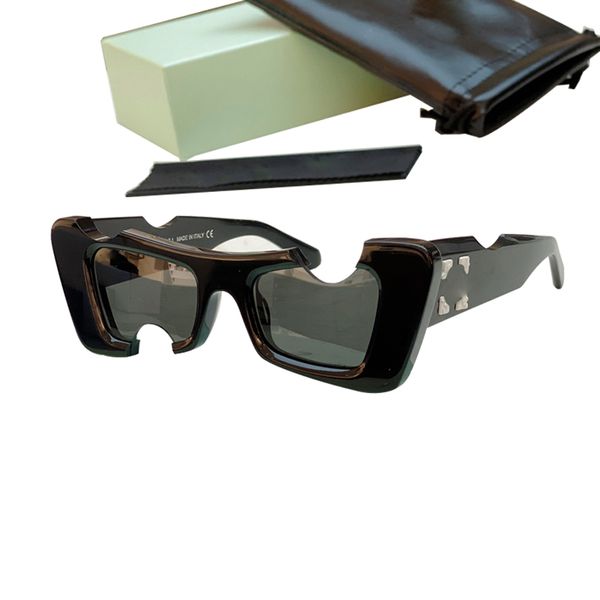 Off Ice White Luxury Designer Sunglasses Designers Retro Brand Designers Óculos para homens OERI021 Mens óculos de sol para mulheres, ladras, ladrinhos Eyewear Rock Design Funky UV400 Glasses