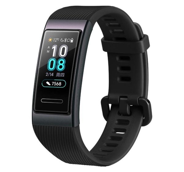 Banda Huawei original 3 Monitor de freqüência cardíaca inteligente Smart Watch Sports Tracker Watch Watch para Android iPhone WaterProo3738100