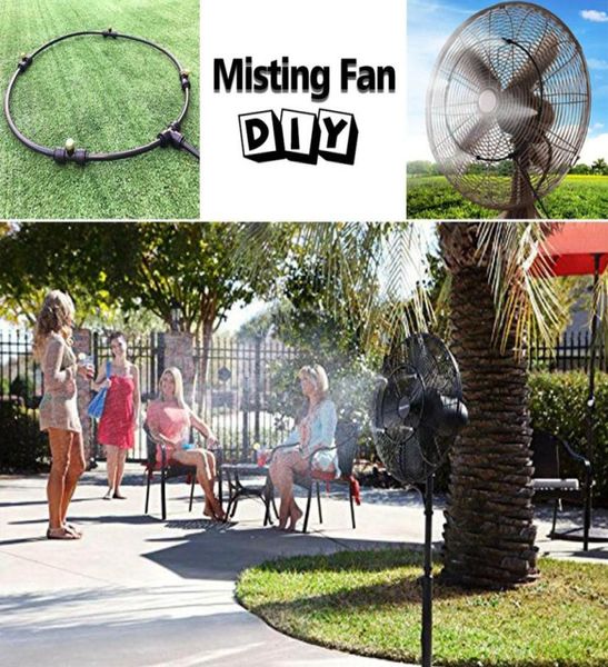 10 m Outdoor Misting Mistress Kühlsystem 333Ft Misting Line für Patio Lüfter Garten Gartengarten Garten Terrasse Watering Bewässerung 8527319