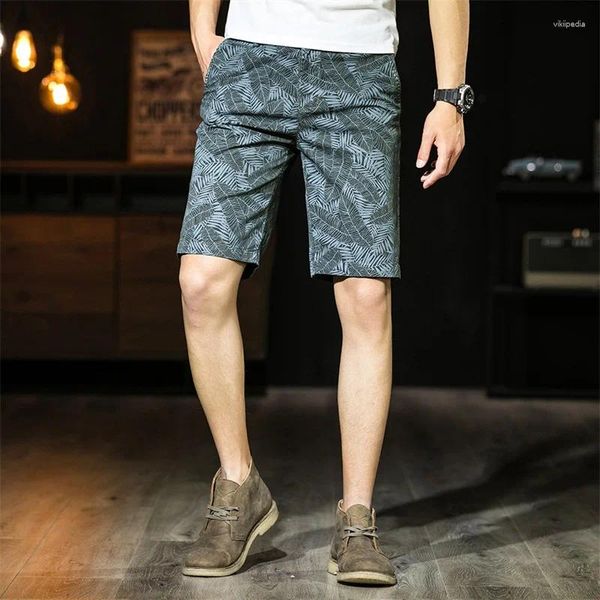 Pantaloncini da uomo Beach di alta qualità uomini in stile cargo cotone camuffato esterno pantaloni corti casual bermude maschili alla moda