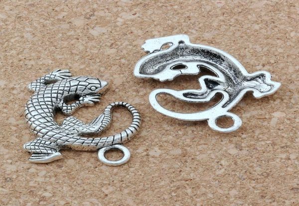 50pcs Antique Liga de Zinco Prata Charms Animais Pingentes para Jóias Fazendo Colares de Bracelete Acalhos 27x31mm A1295143123