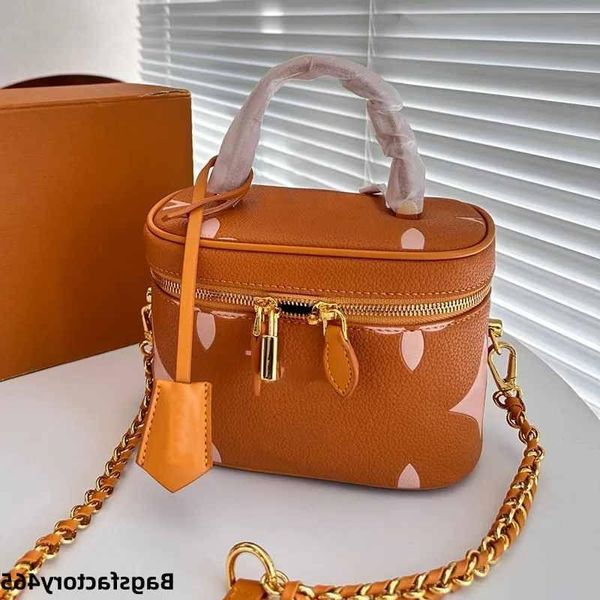 Louls Vutt 7 Color Women Women Designer Makeup Bag de 19 cm de macaron emblema emblema Bolsa de ombro Crossbody Bolsa de luxo Bolsa vintage Coin Pur Afvp