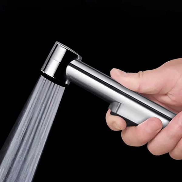 Waschbecken Wasserhähne Handheld Schlauch Spray Duschkopf Toilette Dusche Bidet Kopf Badezimmer Dusche Edelstahl Selbstreinigungssprühgerät einstellbar