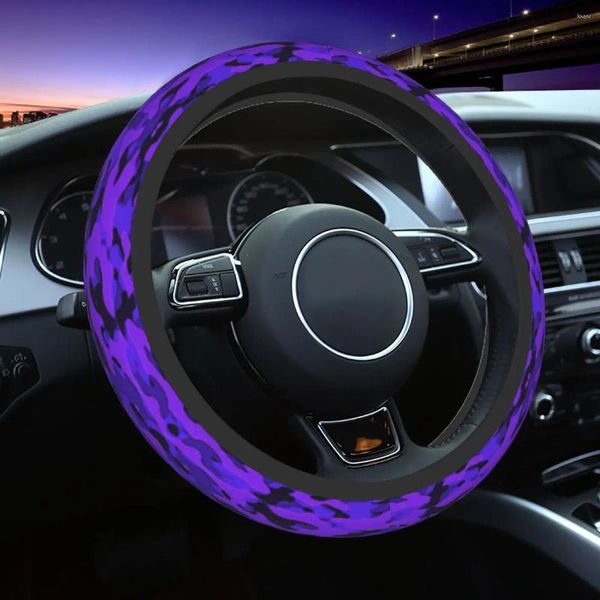 COPERCHI RUBILI DELLA STERZO 37-38 Auto Purple Camufflage Camo Decorazione auto elastica Auto Automobile Accessorio automobilistico