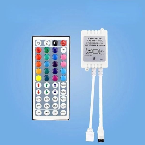 NEU DC12V-24V 44Key Waterd IR Remote Dimmer CCT-Farbtemperatur-Controller für 5050 Streifenleuchte von Lichtquelle