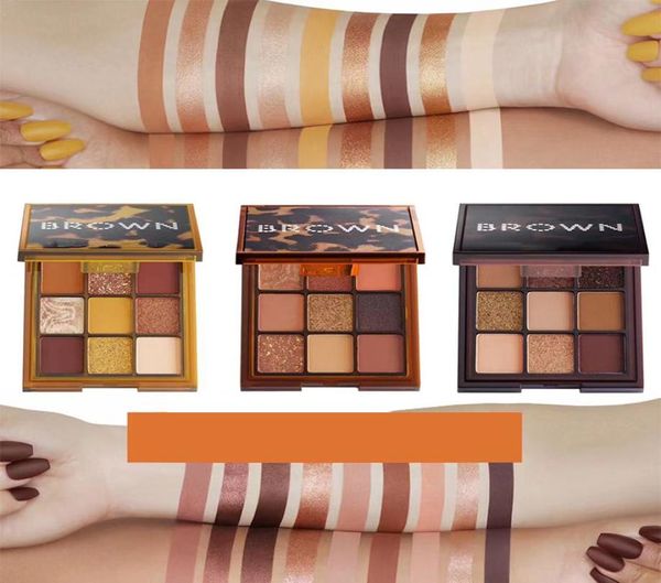 Drop Ship Mini Makeup Eye Shadow Palette Caramel Chocolate Toffee Brown Matte Shimmer Eyeshadow Powder4928256