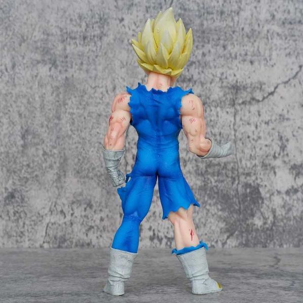 Figuras de brinquedo de ação 20 cm de anime figuras vegeta céu majin vegeta gk figuras de ação dano de batalha