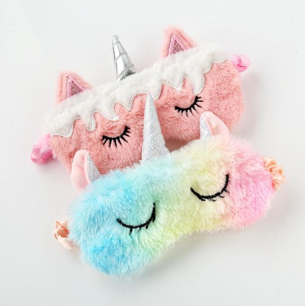 Unicorn Sleep Masks Adultos Rest Eye Mask Sombra Capa Viagem Acessórios Acessórios Vision Cuidado Artico 20197077096