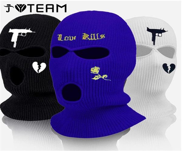 1pc ricami balaclava per maschere berretti 3hole per maltea freddo maschera da sci inverno uomini e donne maschera ciclistica termica natale 1794121