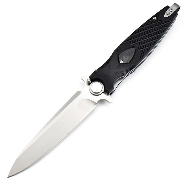 High-End-Klappmesser tragbares G10-Griff CPM-D2 Stahlstahl Taktisches Wandern Haltbarer Outdoor-Abenteuer Taschenmesser