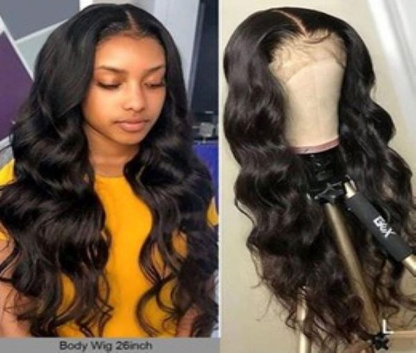 Yyong 30 32 inç 13x6 13x4 Siyah kadınlar için dantel ön insan saç perukları Remy Malezya Vücut Dalgası 4x4 Kapanış Düşük Oran5147784
