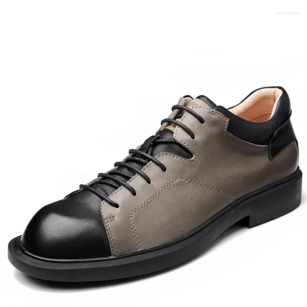 Sapatos casuais 2024 marca de moda masculino oxfords designer