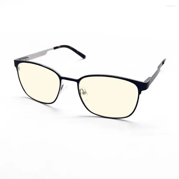 Occhiali da sole in metallo arrotondati anti -blu light occhiali ac44 da donna uomo classici occhiali quadrati telai trasparente computer oculos femminino