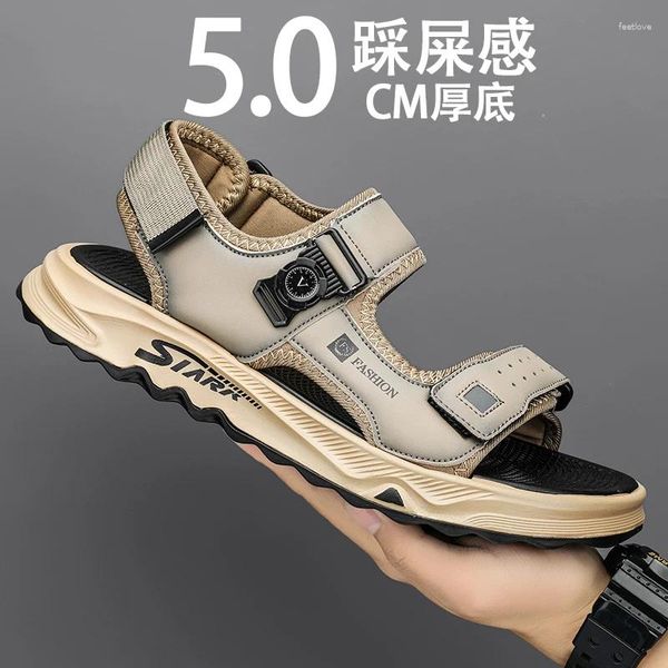 Sandali Summer Fashion maschile da uomo non slip scarpe da trekking traspirabili pannelli da spiaggia casual sport sport