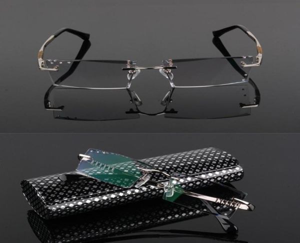 24K Pure Titanium Commercial Olheeglasses Frame Corte Diamante Bordas Eyewear Decorações de molduras ópticas de molduras 22259280