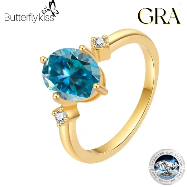 Кластерные кольца Butterflykiss 18k желтого золота 2,0ct 2,0 -кара