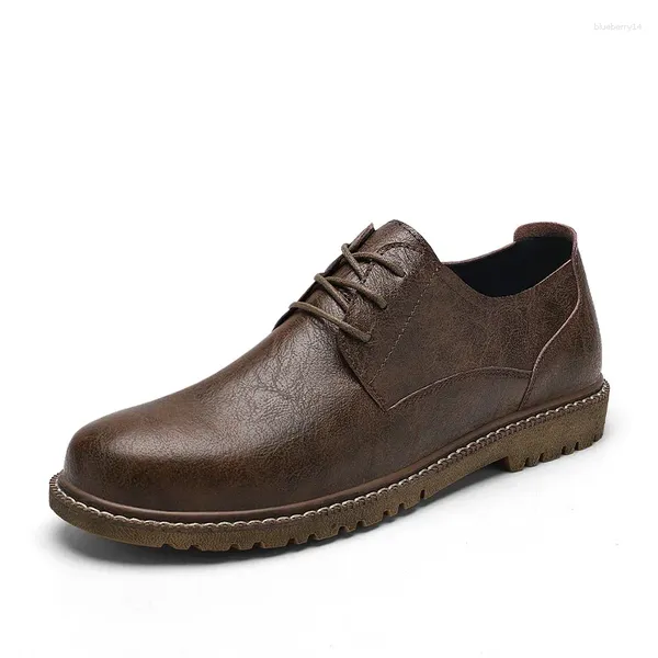 Casual Shoes Business Leder Oxford Männer Luxus Gentleman Fashion Office Mann Kleid Schuh Klassiker Klassiker