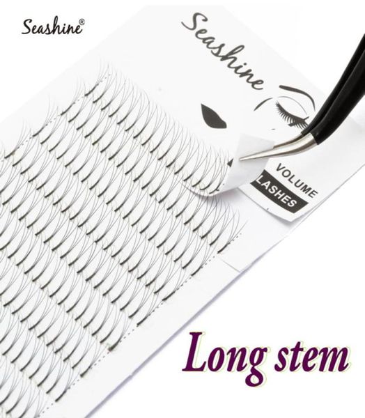 3D преднамеренные вентиляторы громкости для ресниц Long STEM 100 Корейский шелк индивидуальный логотип и пакет3972876
