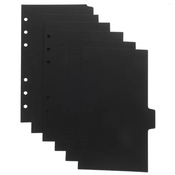 Guias para notebooks folhas interna Página divisor de manual tag tag peças divisores anéis com pasta de partição papel pp papel