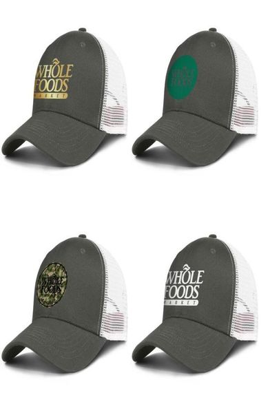 Men039s Whole Foods Market Flash Gold Mesh Cappelli da donna Snapback Regolabile Snapback sano mimetica biologica 3066787