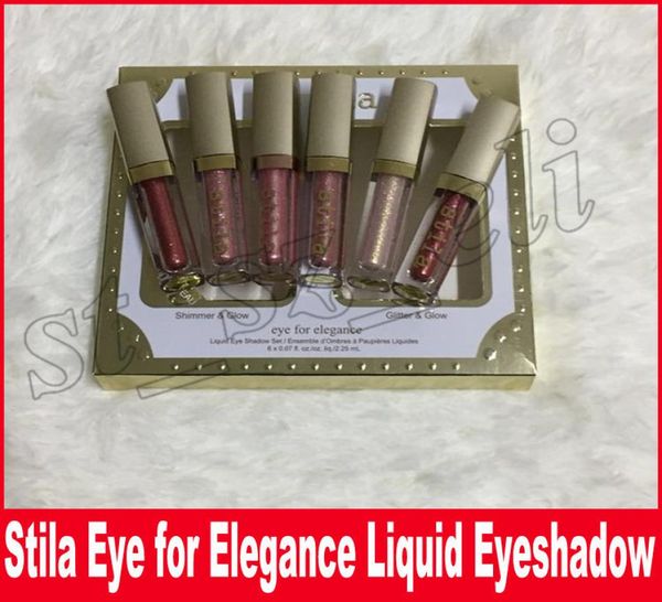 Stila Eye For Elegance Set Shimmer Glitter Liquid Tears Makeup 6 Colors Glitter Gliter Liquid Eyde Shate 4455612