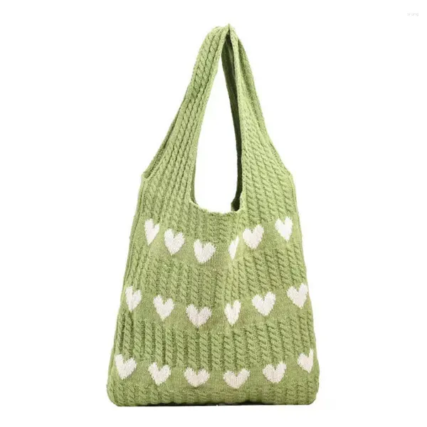 Sagne a tracolla Donne Knit Knit Love Bot Bag Colore Blocking Carock