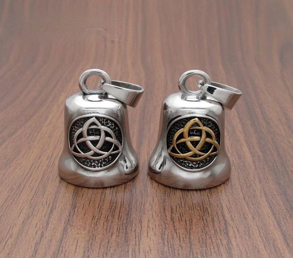 Kolye Kolyeler Viking Pusula Paslanmaz Çelik Aksesuarlar Celtic Knot Retro Odin Üçgeni Valknu Titanyum Bell Hip Hop Takı8013875