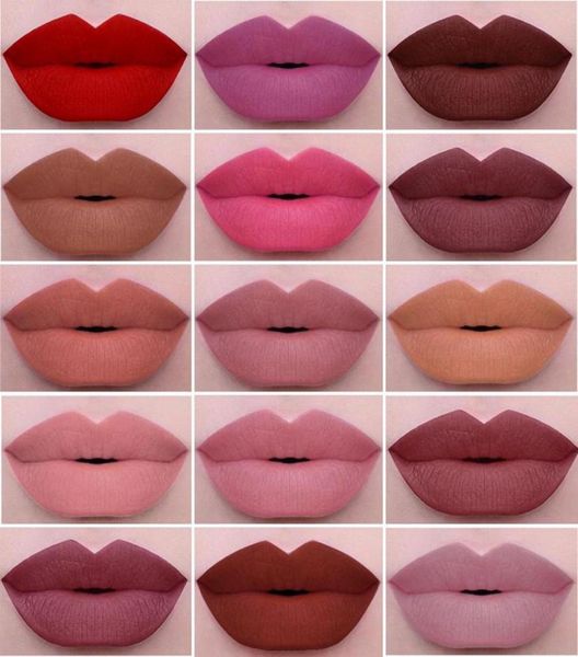 2018 макияж для губ Labing Lips Matte Lipstick Nude Cosmetic Moistourzing Lip Tint Tint Tattoo Matte Liquid Lip Gloss Make8789579