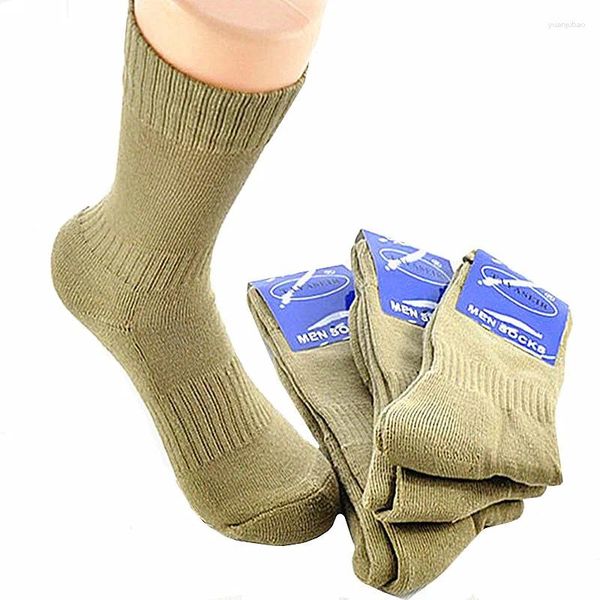Calzini da uomo 5 coppie sport nordico militari felici uomini trekking calze calze a compressione calzino di cotone aria di cotone lungo per l'uomo