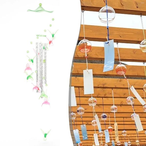 Декоративные фигурки ветряные перевозки Tube Tube Bell Butterfly Windchime for Kids День рождения подарки сад орнамент Подвеска подвеска