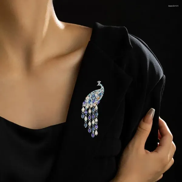 Broches elegantes shinestone broch