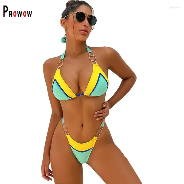 Женские купальные костюмы Prowow Sexy Micro Women Bikinis Set Fashion Prim